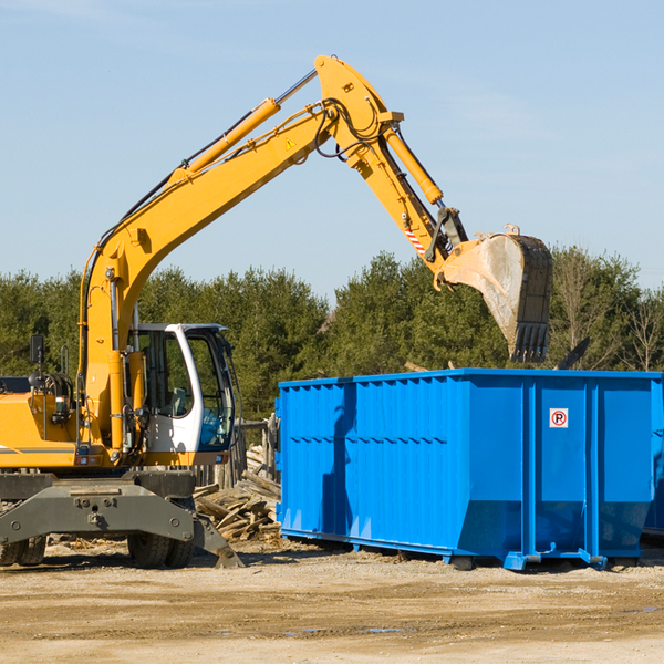 what are the rental fees for a residential dumpster in St James